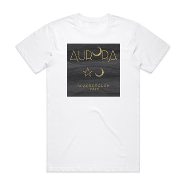 Aurora Aksnes Scarborough Fair Album Cover T-Shirt White